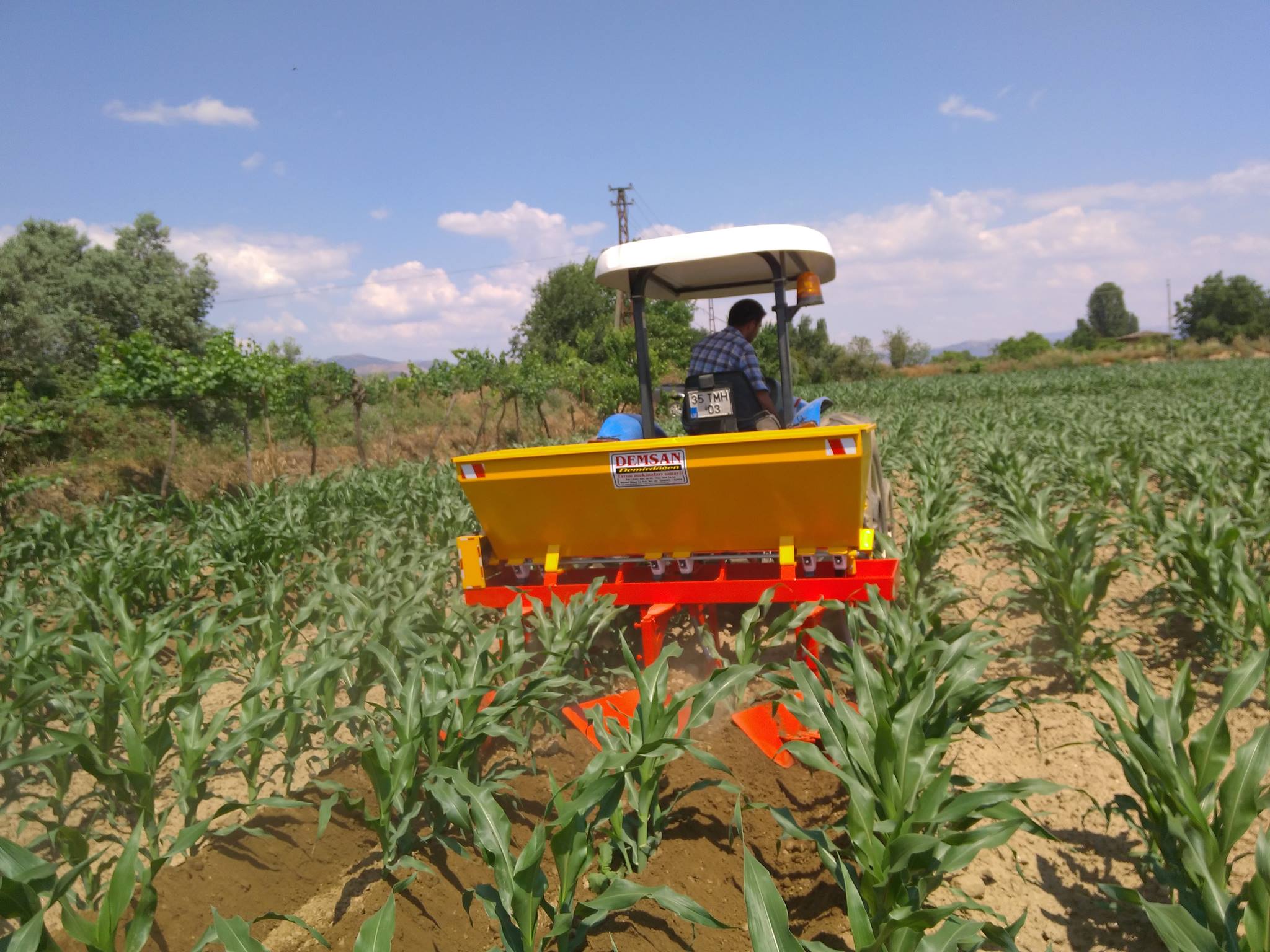 FH2 İki Sıralı Gübreli Ara Çapa ve Doldurma Makinası