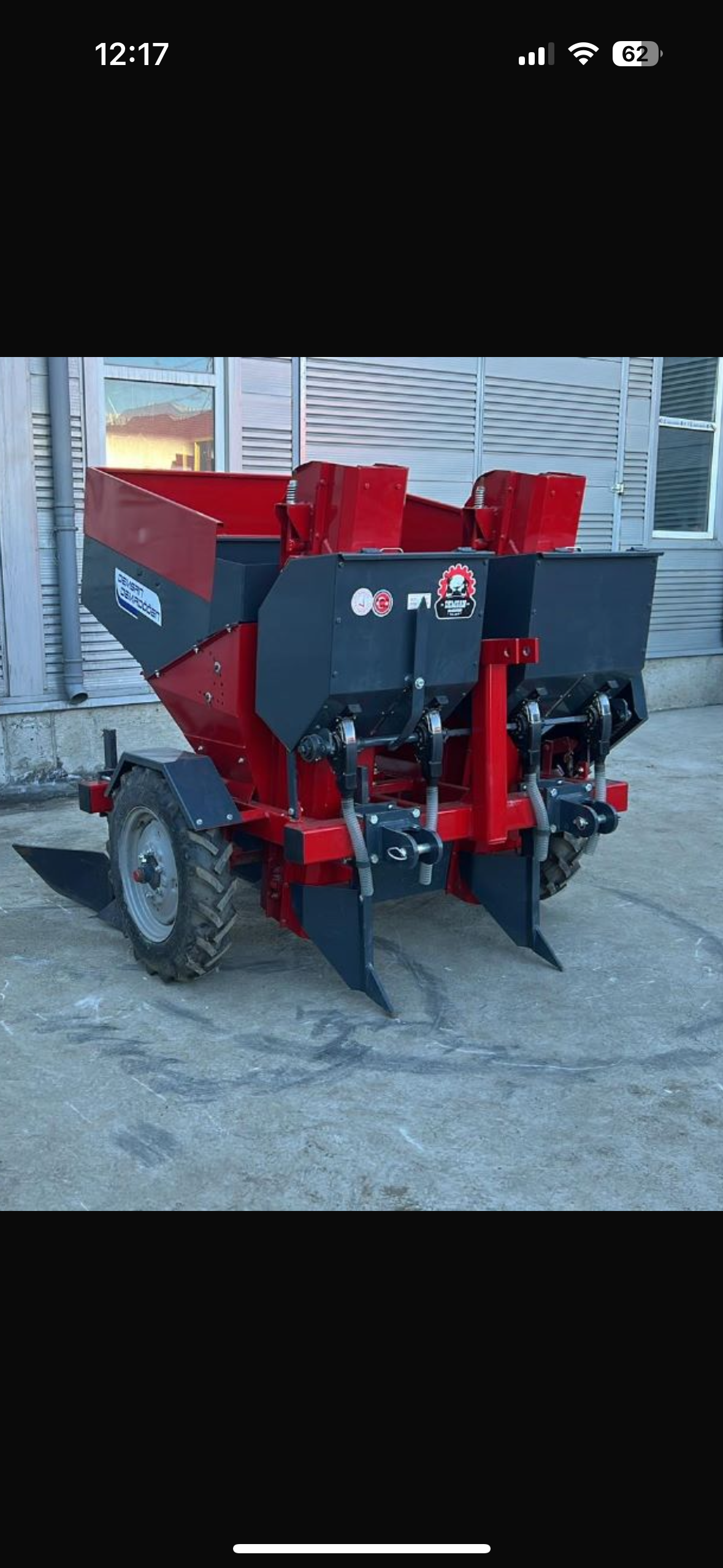 PD2 Otomatik İki Sıralı Patates Dikim Makinası