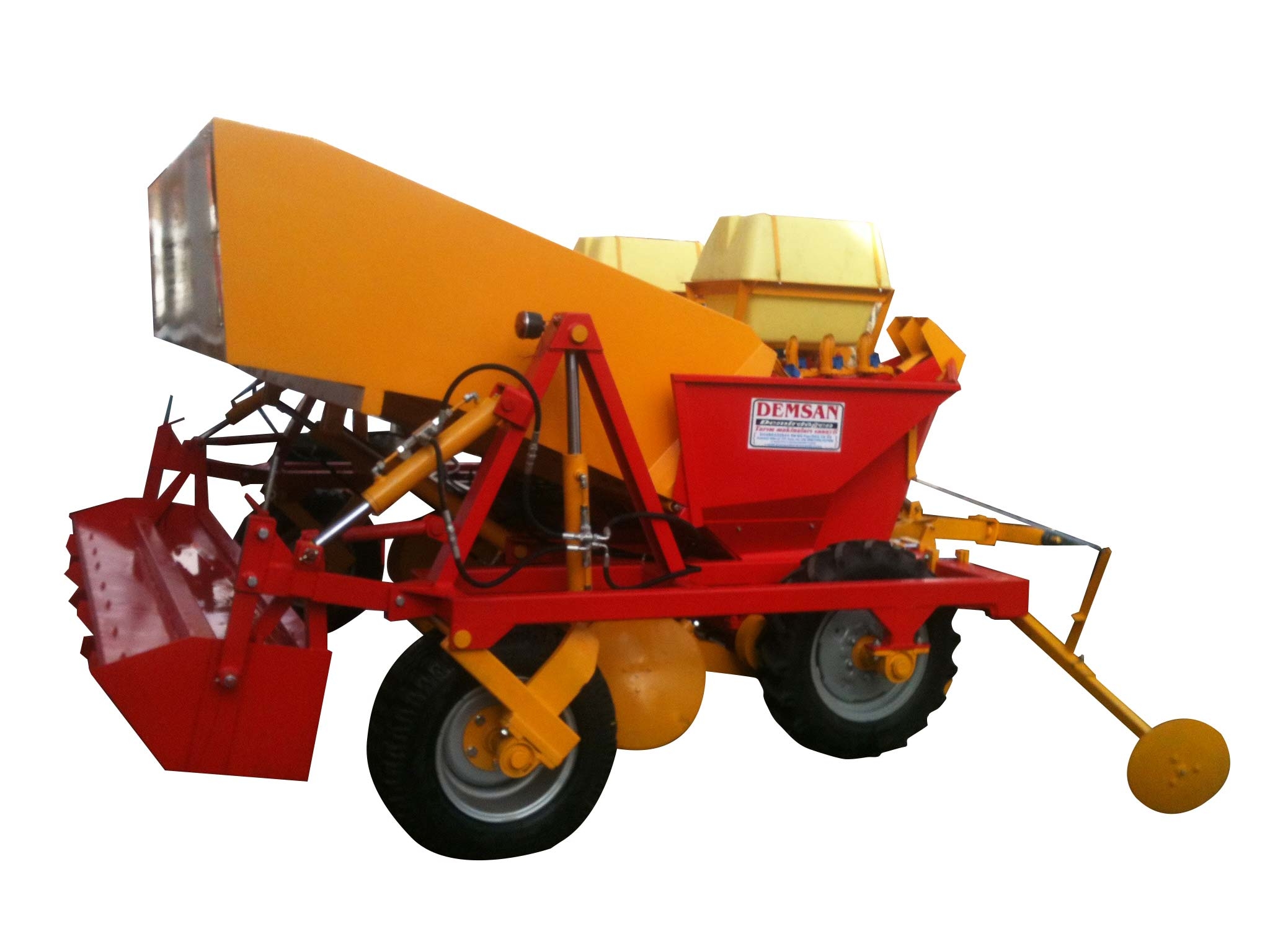 PD4 Süper Otomatik Dört Sıralı Patates Dikim Makinası (Çekili Tip)